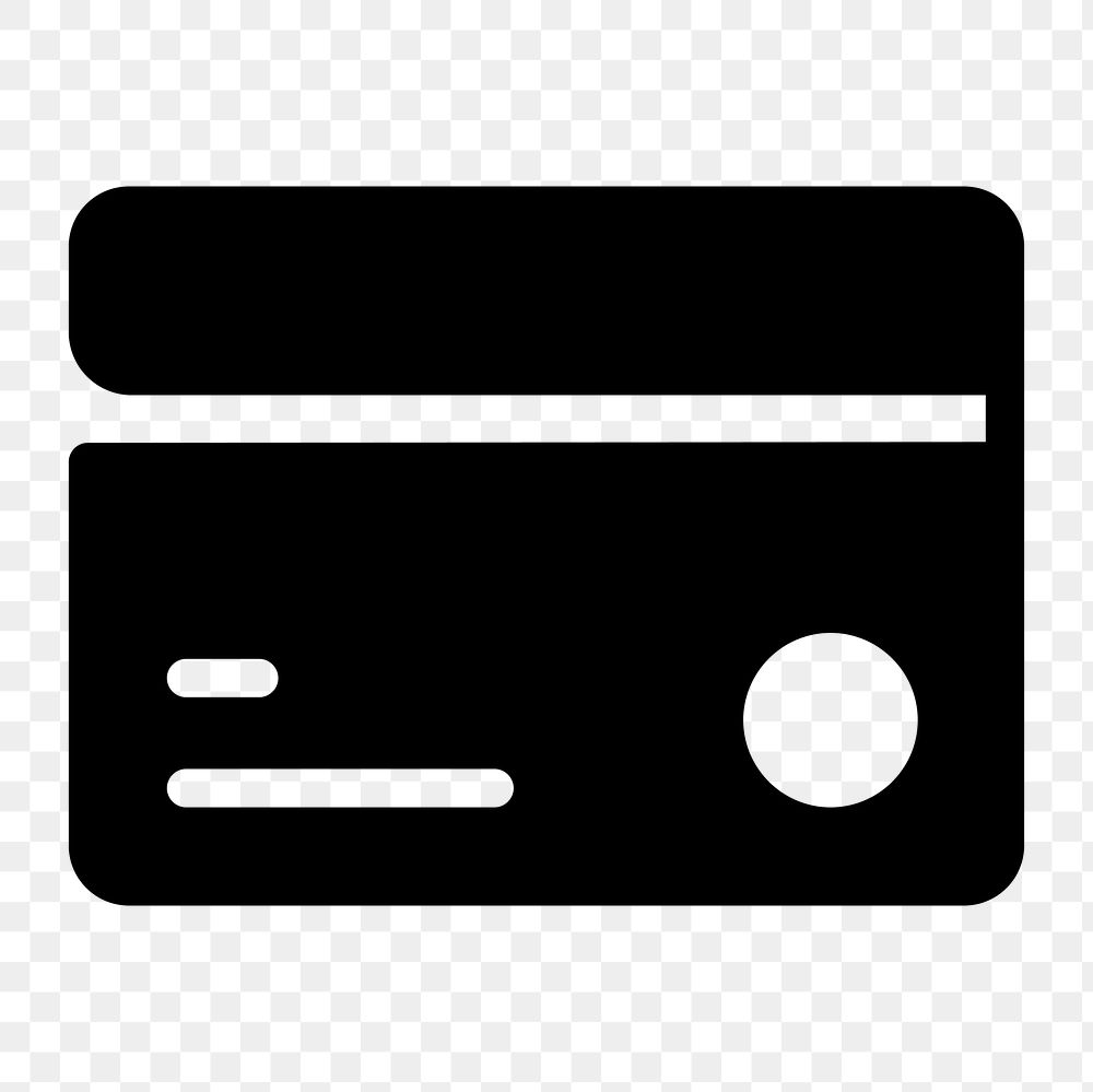 Credit card png icon finance for business