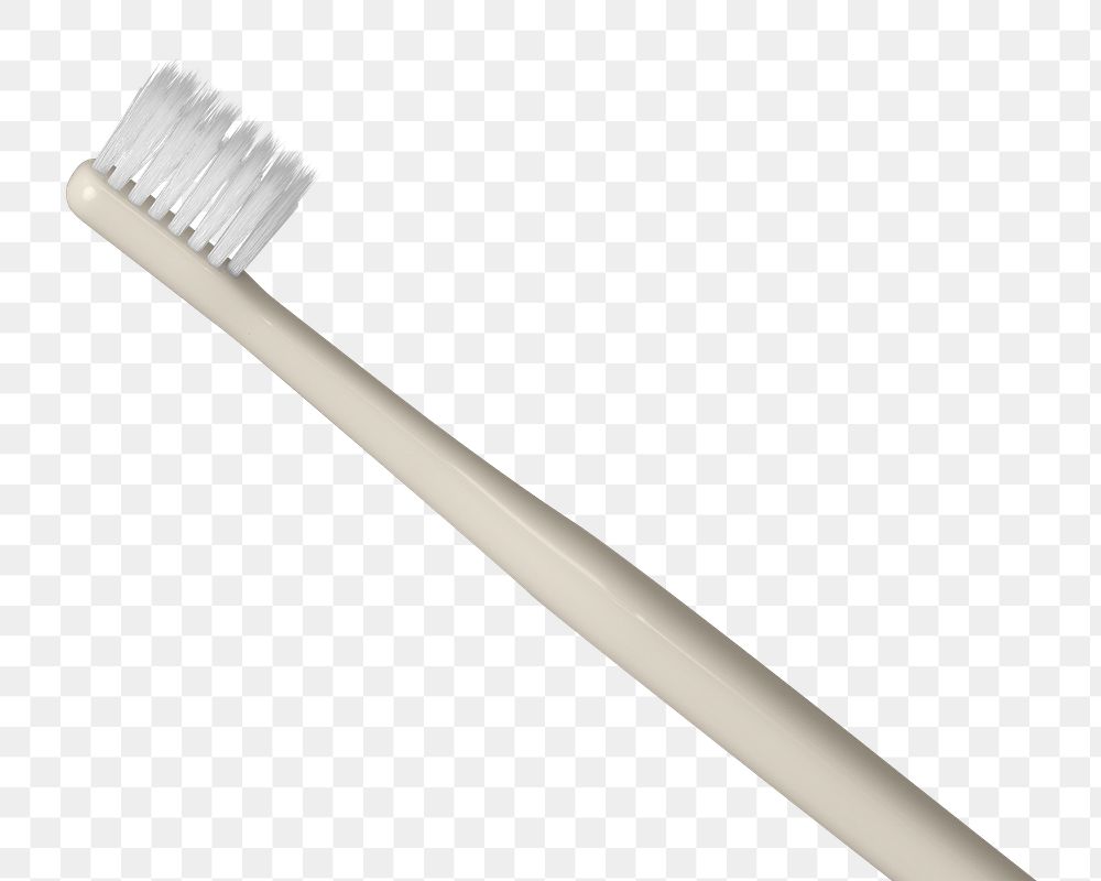 Small gray toothbrush transparent png Free PNG Sticker rawpixel