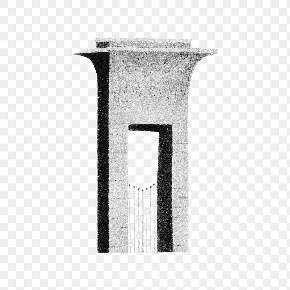 The Gateway of Mount Auburn Free PNG Sticker rawpixel