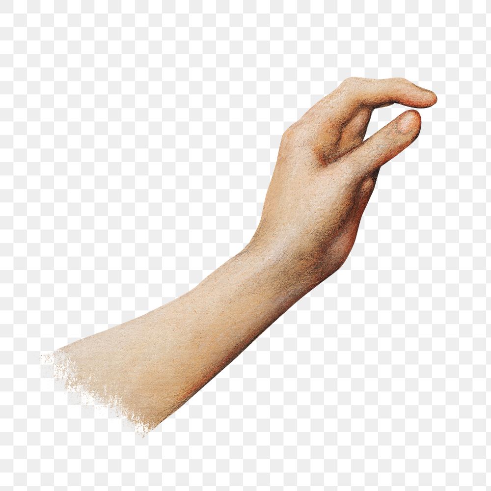 Hand picking gesture design element
