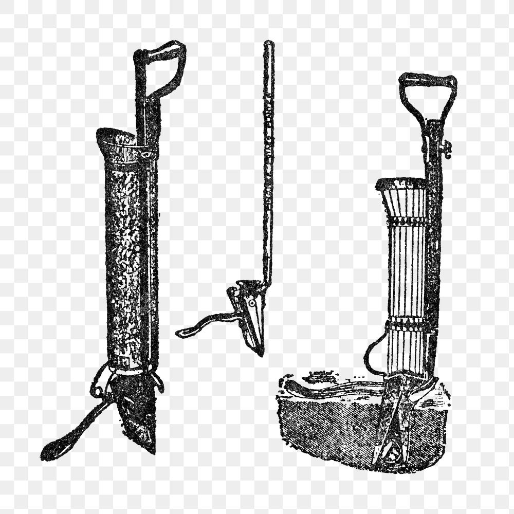 Potato planter sticker png, black | Premium PNG - rawpixel