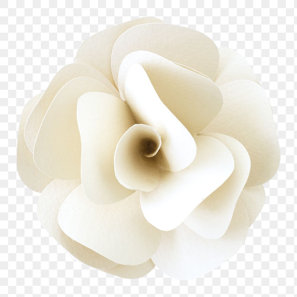 White rose png paper craft