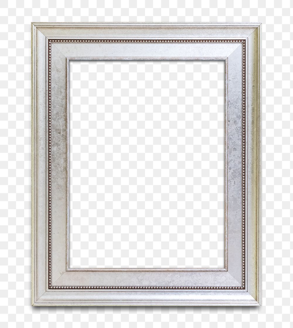 White picture frame mockup illustration