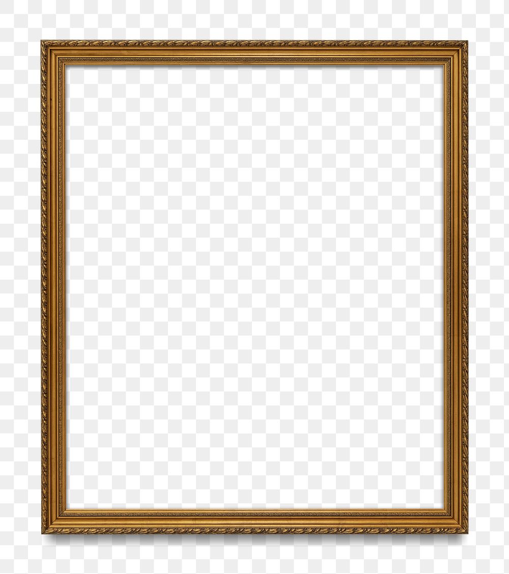 Bronze picture frame transparent png | Free PNG Mockup - rawpixel