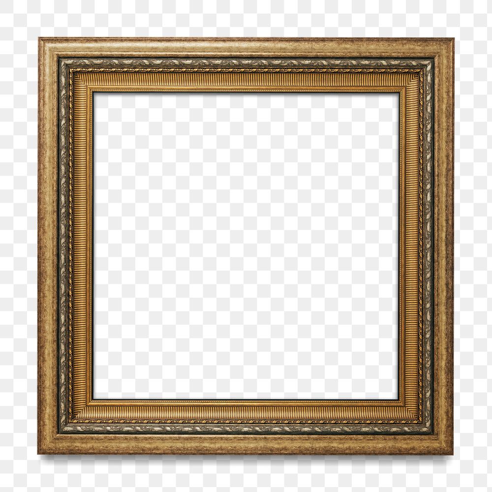 Bronze picture frame transparent png | Free PNG - rawpixel