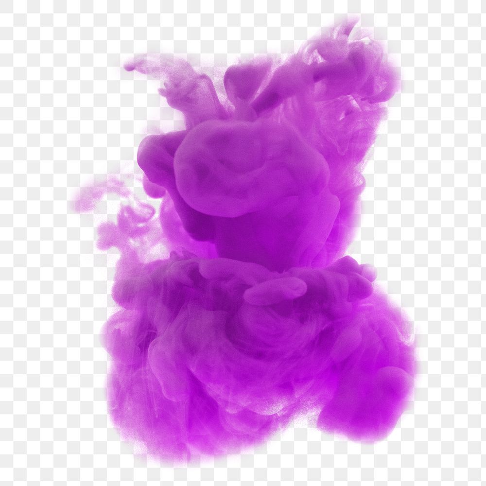 Ink explosion png purple splash color