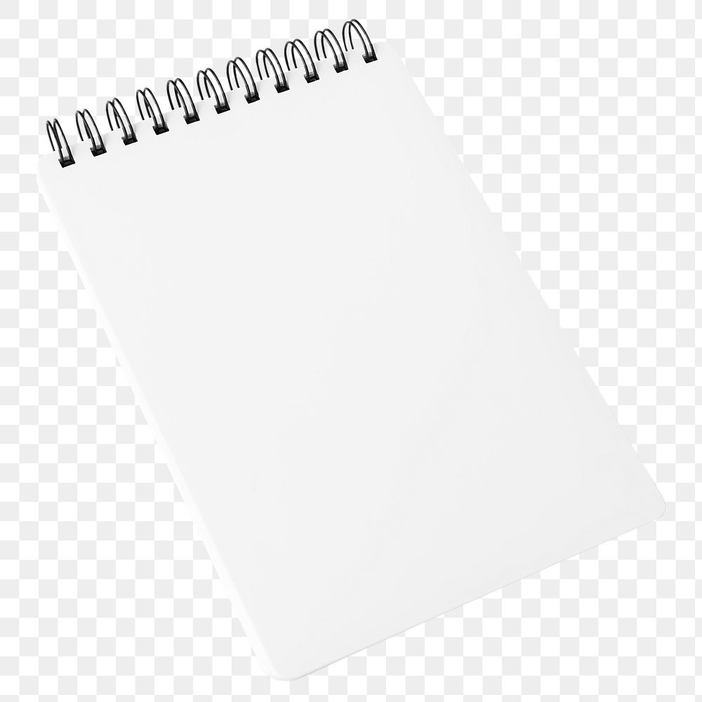 Blank Plain White Notebook Design Free Png Sticker Rawpixel