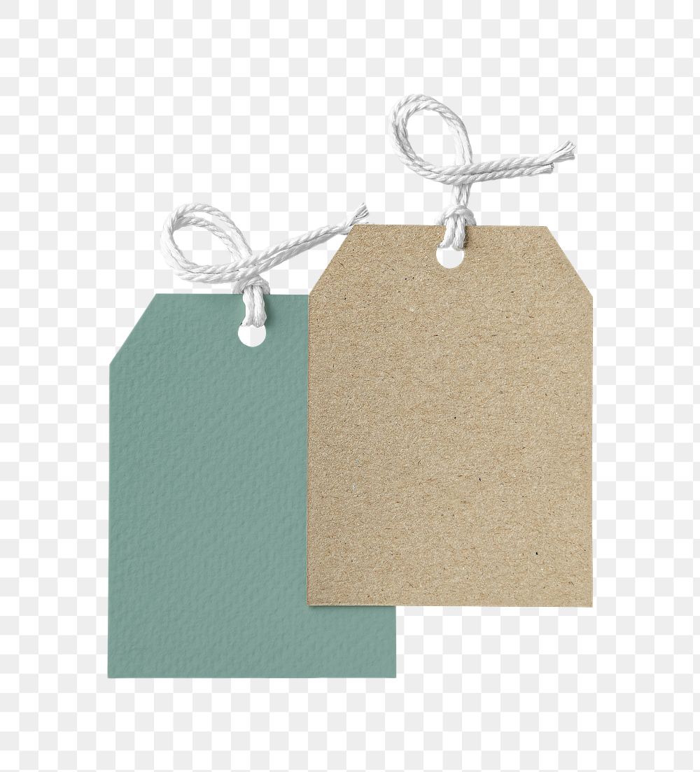 Paper tag mockup