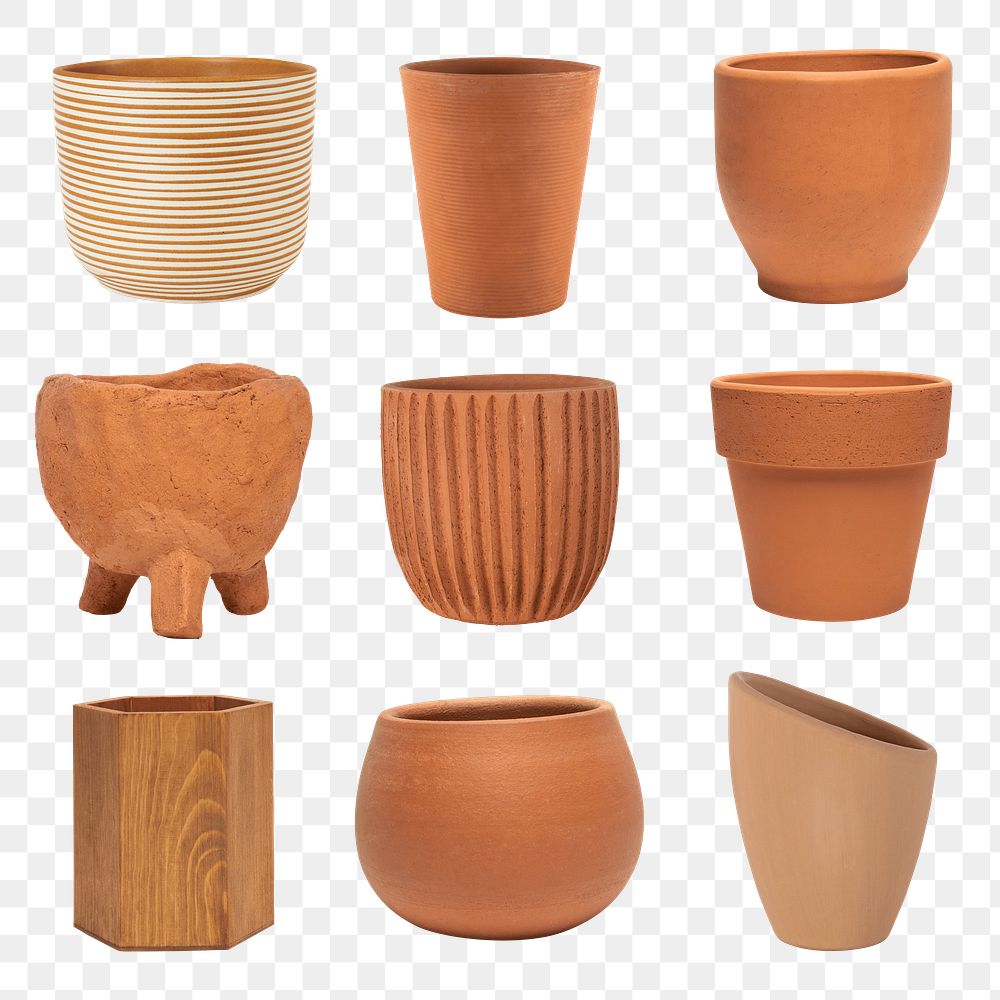 Terracotta png plant pot mockup | Premium PNG - rawpixel