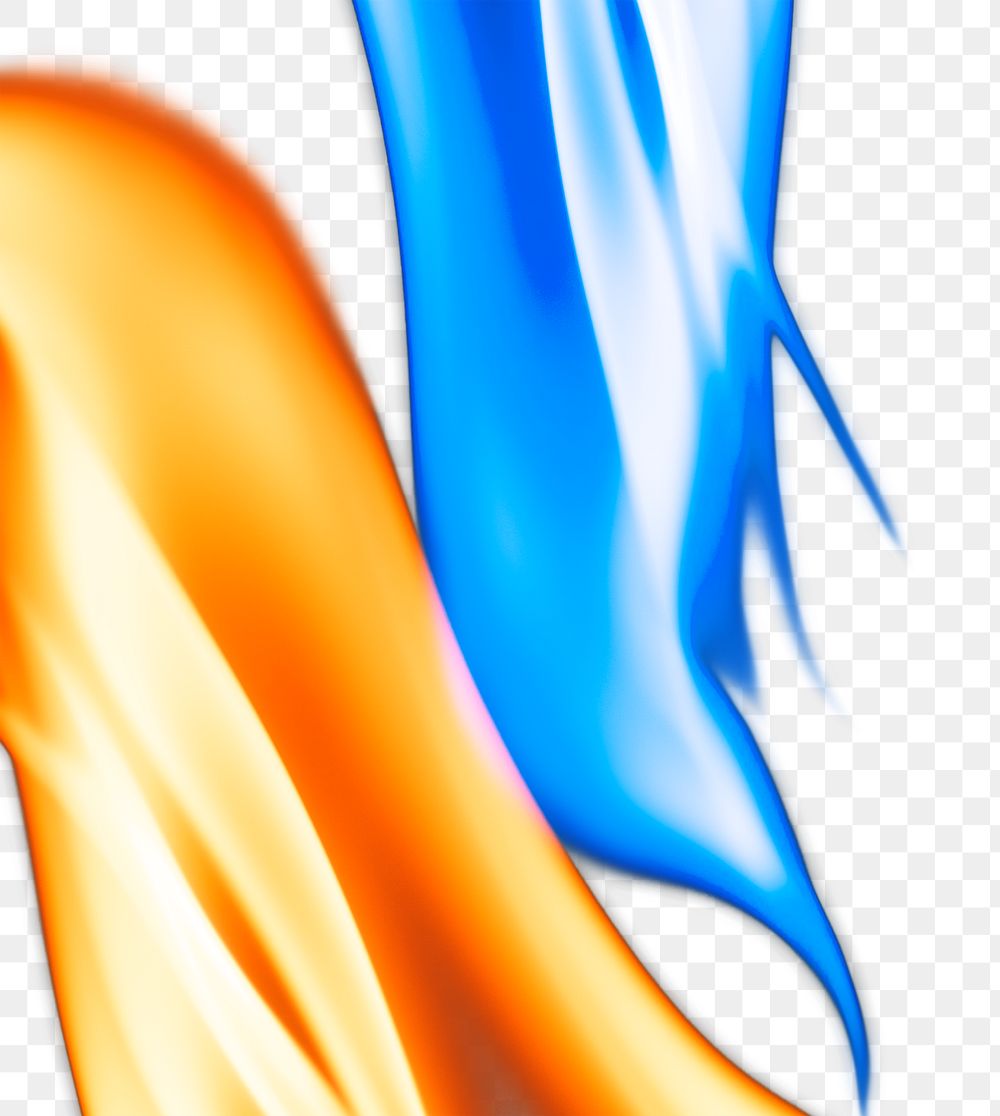 Aesthetic flame png background, burning blue fire clipart