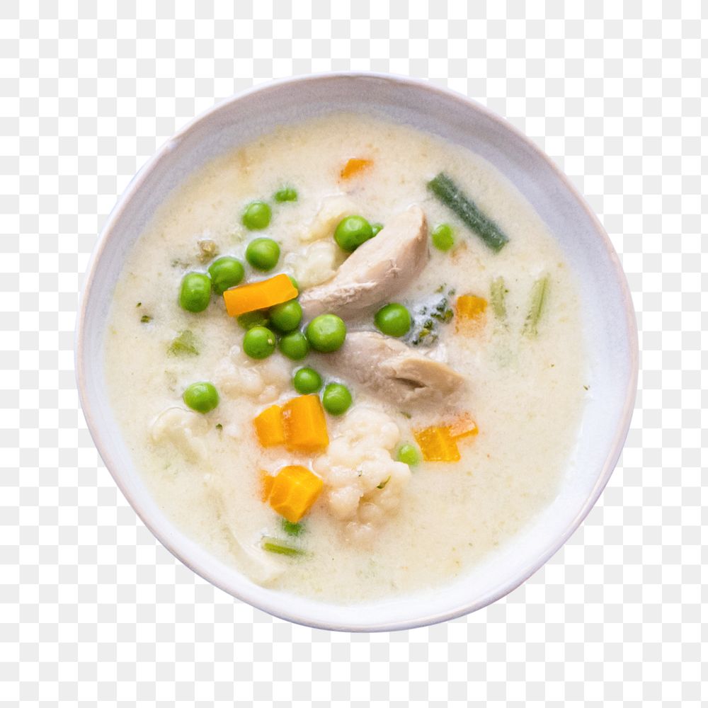 Png chicken & vegetable soup, healthy food