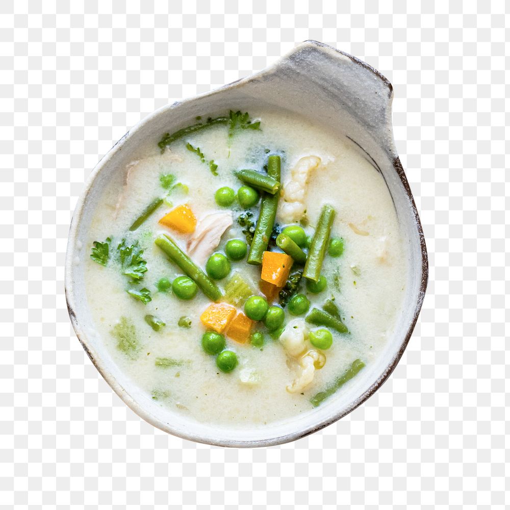 Png chicken & vegetable soup, healthy food