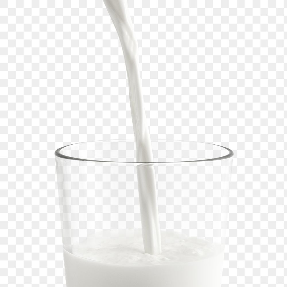 Close up of pouring milk | Free PNG Sticker - rawpixel