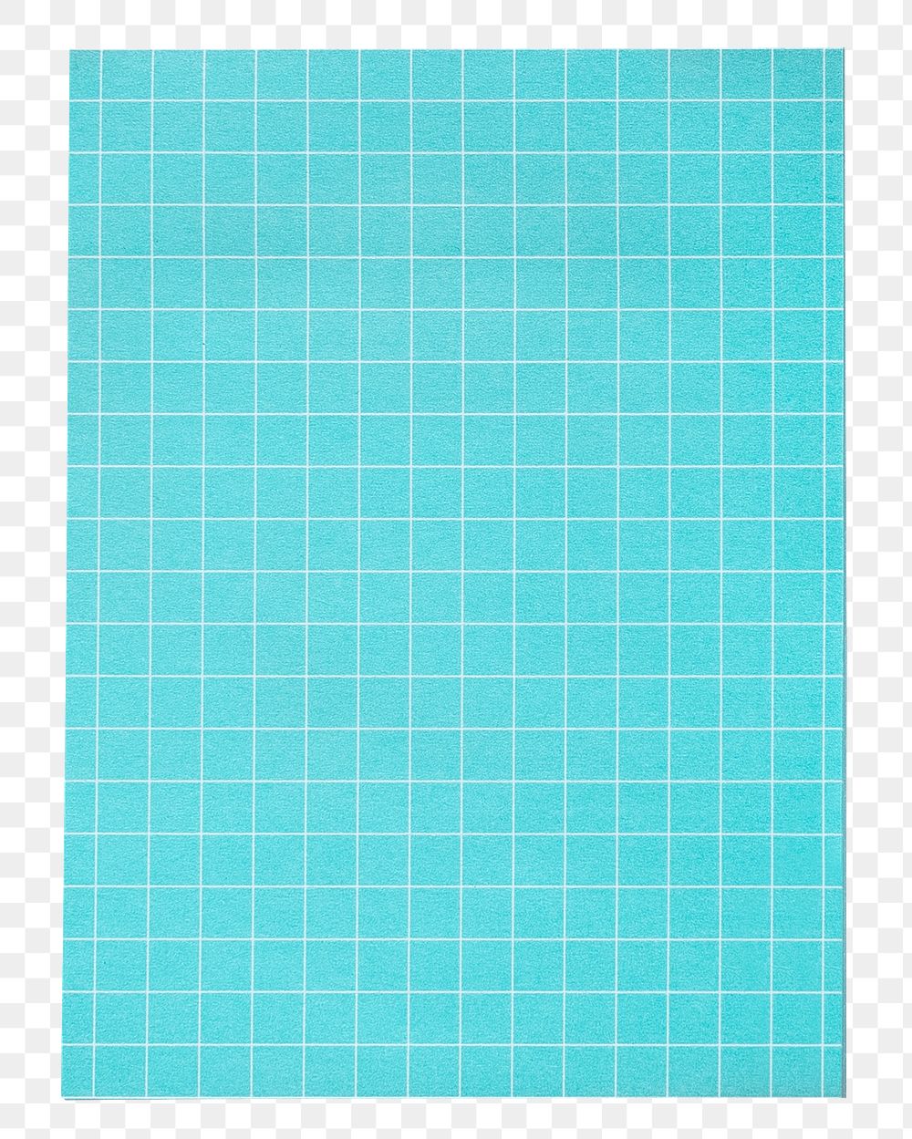 Blue grid patterned paper note design element