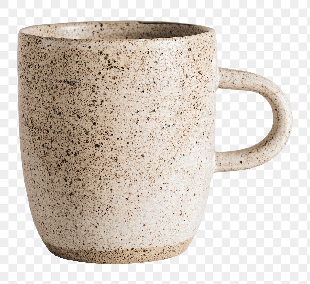 Rustic speckled mug design resource 