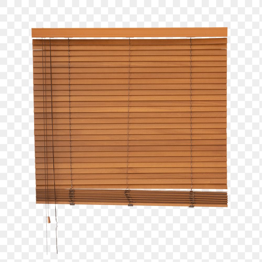 Vintage wooden blinds design element