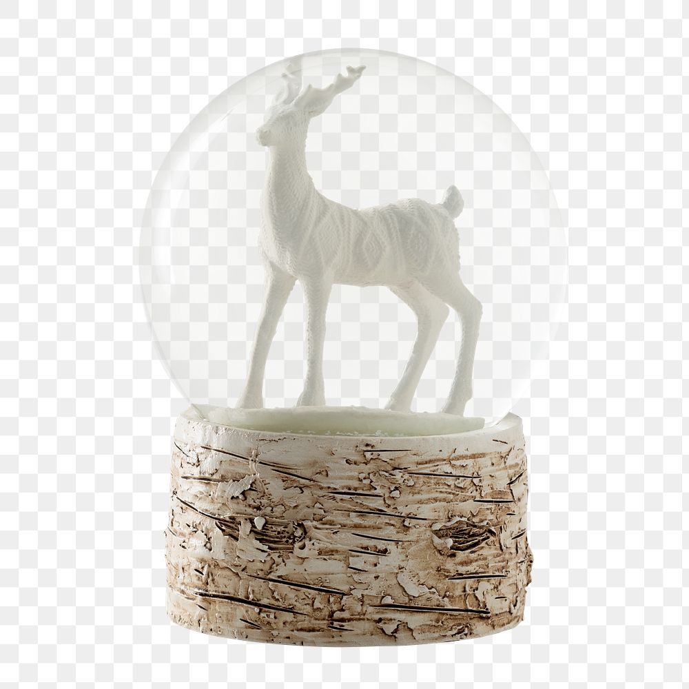 Christmas snow globe design element