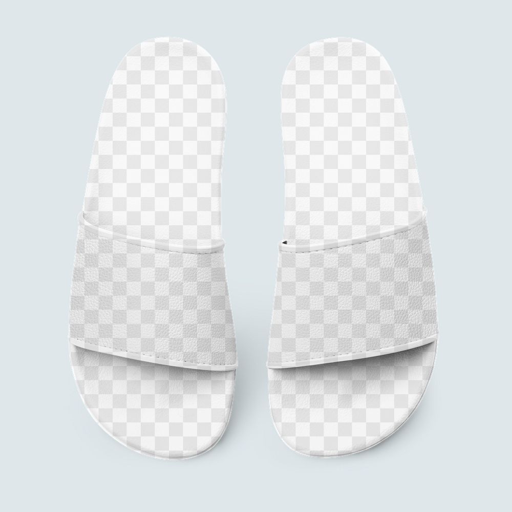 Png transparent sandals mockup summer footwear fashion