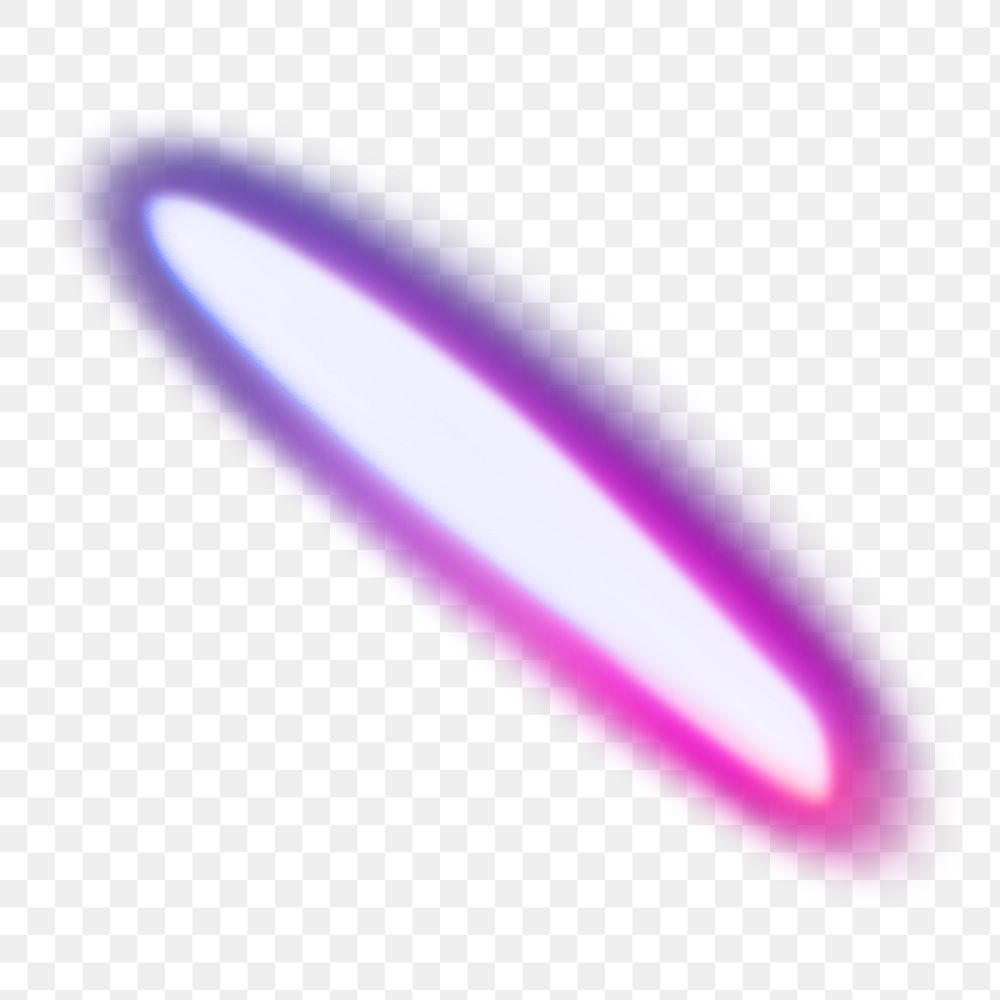 Led light effect png in pink gradient element