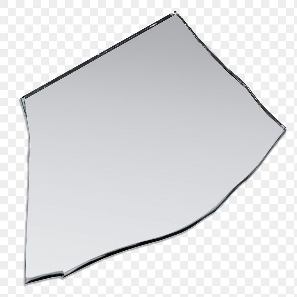 PNG broken shard of mirror glass