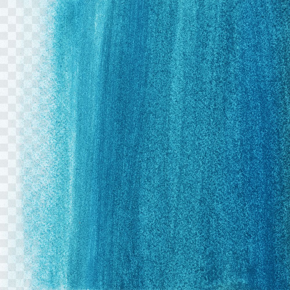 Ombre blue watercolor background png transparent abstract style