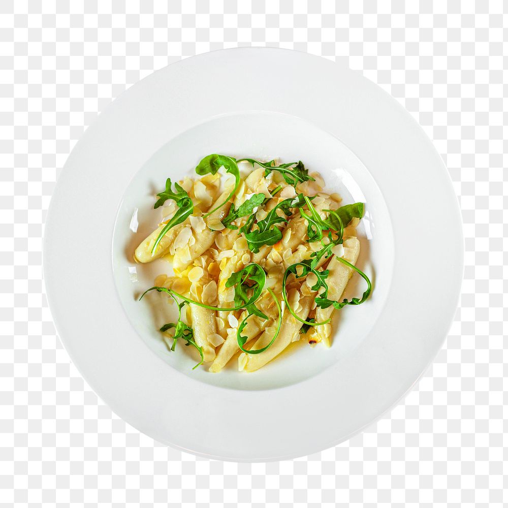 Homemade gnocchi pasta png sticker, food photography, transparent background