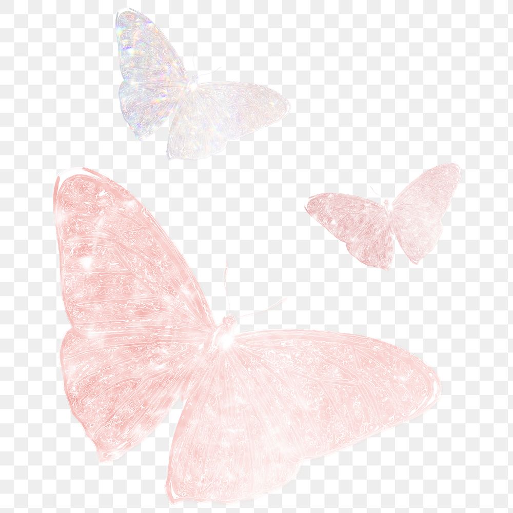 Png butterfly sticker, aesthetic illustration, | Premium PNG Sticker