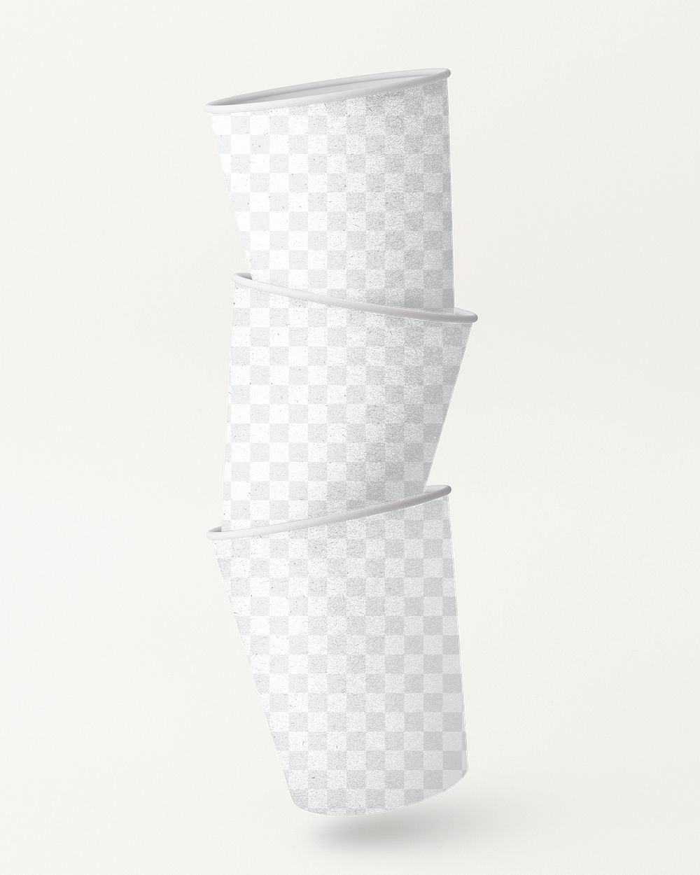 Png paper cup mockup transparent