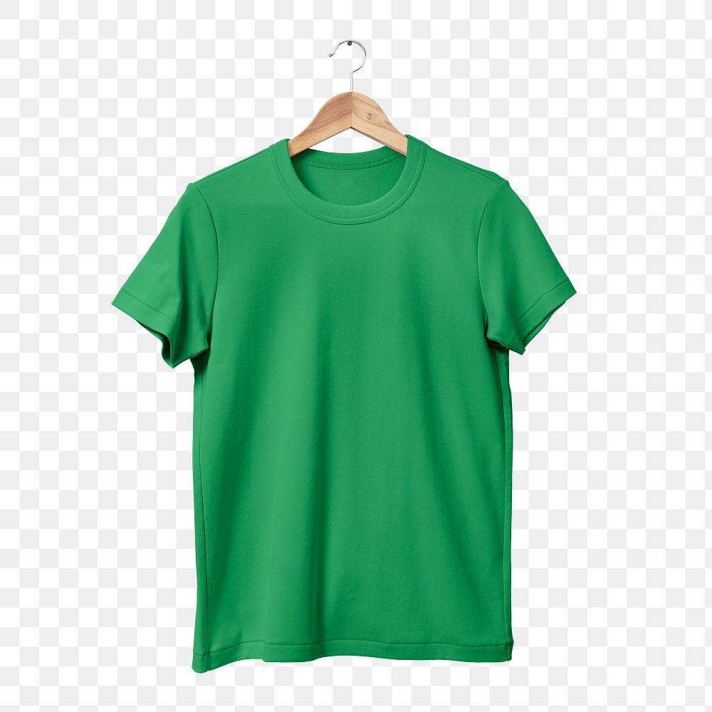 Green Shirt Png Sticker, Casual 