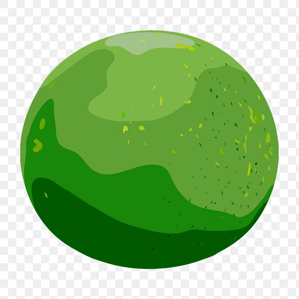 Lime png sticker, fruit illustration on transparent background