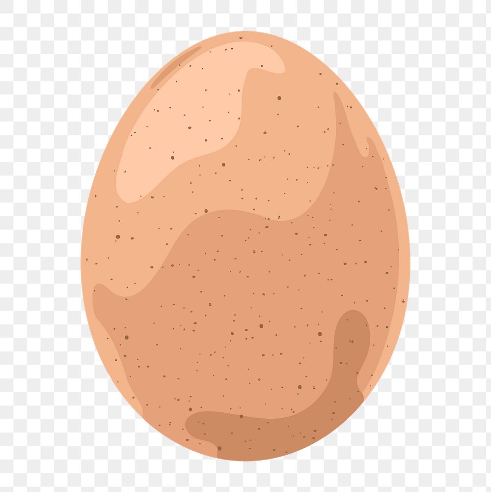 Egg png sticker, food illustration on transparent background