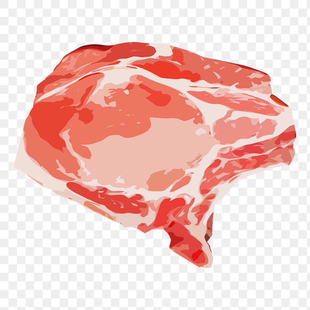 Pork chop png sticker, food | Premium PNG - rawpixel