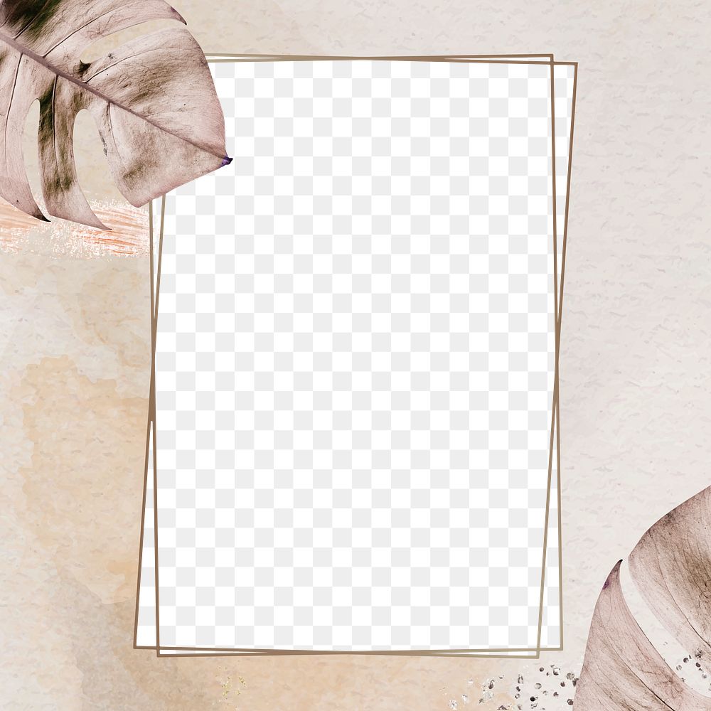 Minimal frame png with dry | Free PNG - rawpixel