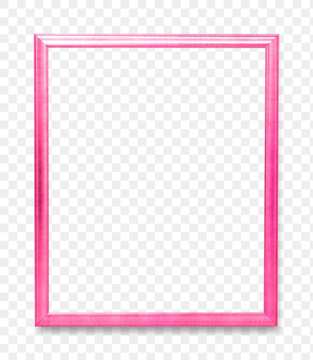 Pink photo frame mockup