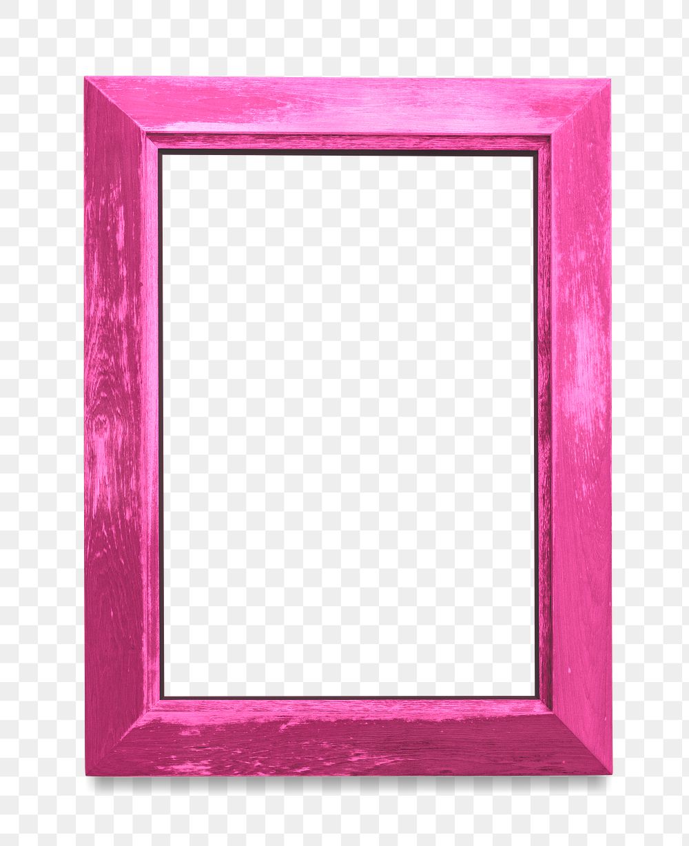 Pink photo frame mockup