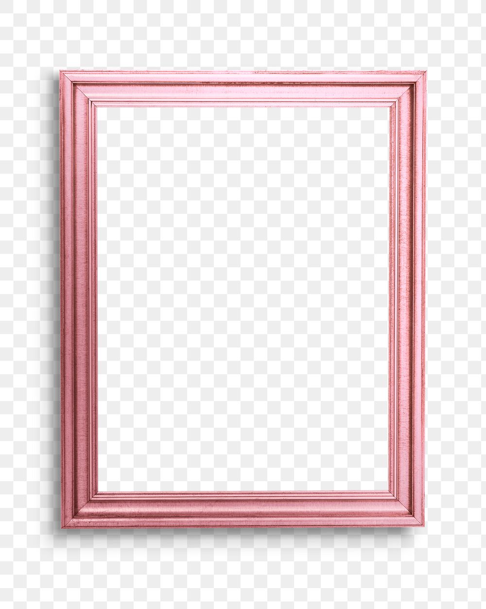 Pink photo frame mockup