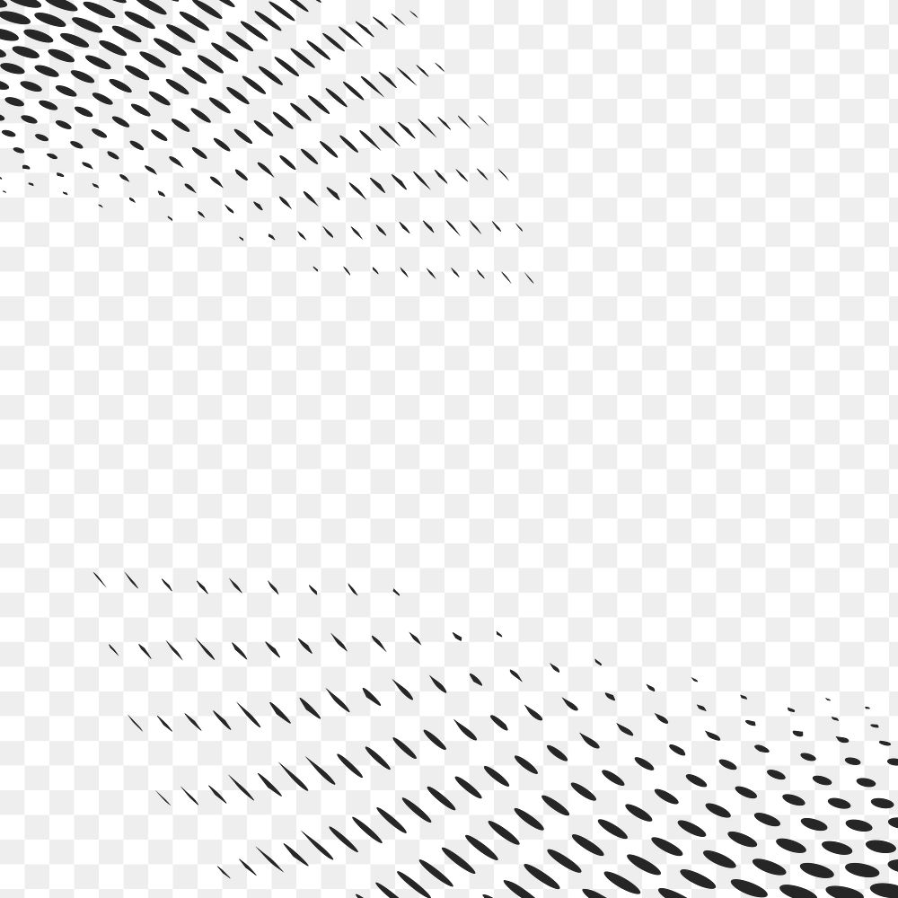 Black Halftone Dots Design Element Free Png Sticker Rawpixel