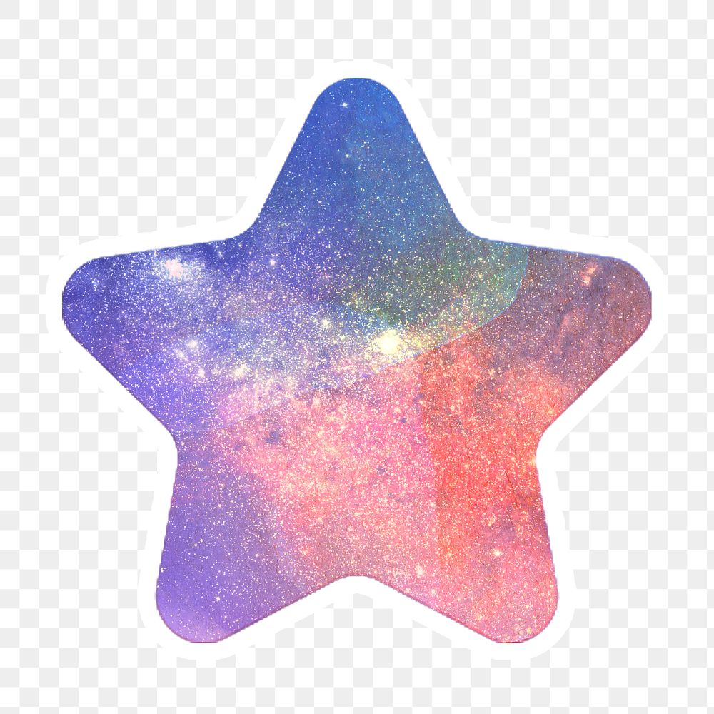 Starry sticky note watercolor style overlay