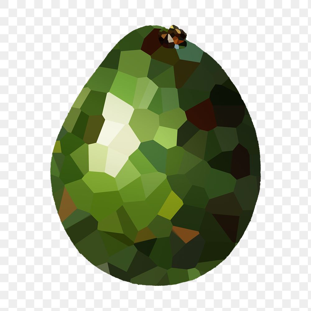 Avocado crystallized style overlay