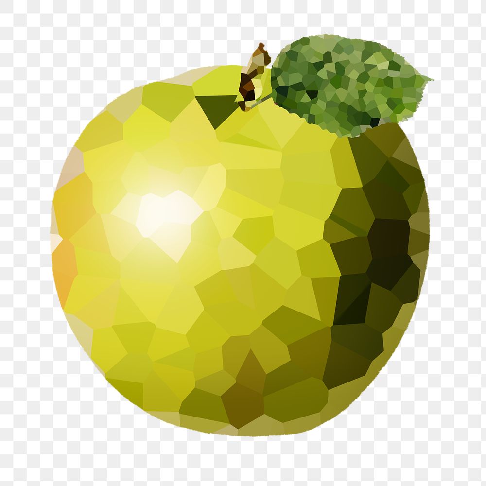 Green apple crystallized style overlay