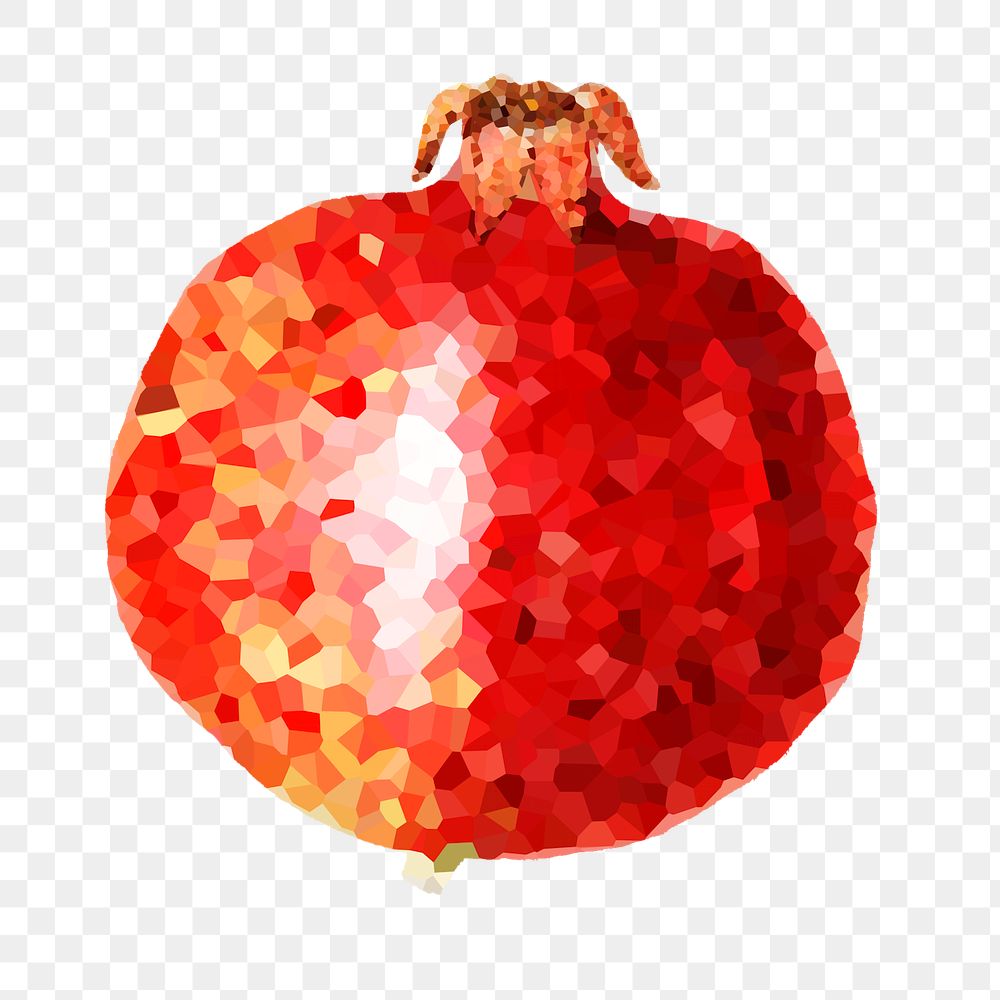 Pomegranate crystallized style overlay
