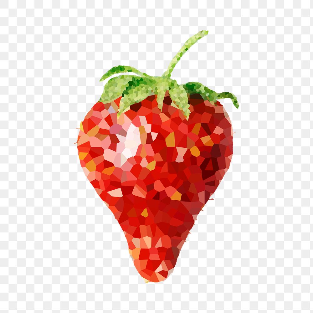 Strawberry crystallized style overlay