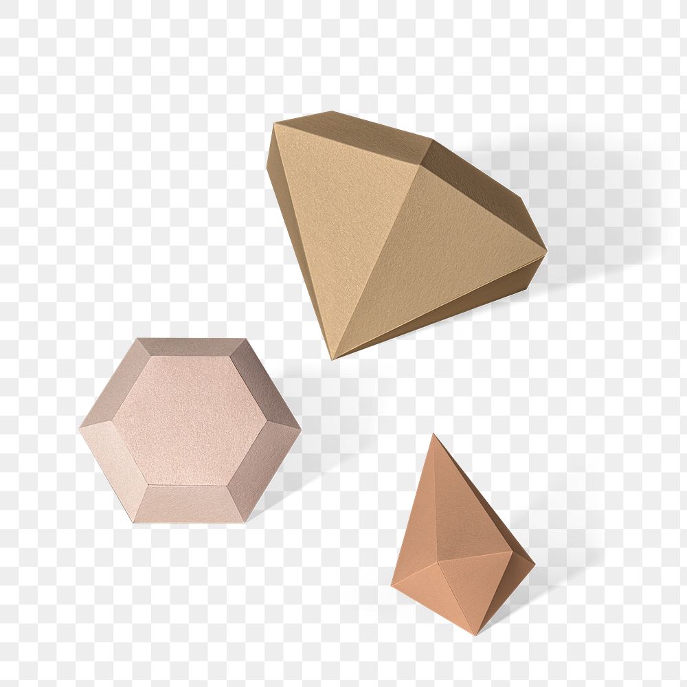 Geometric diamond collection design element