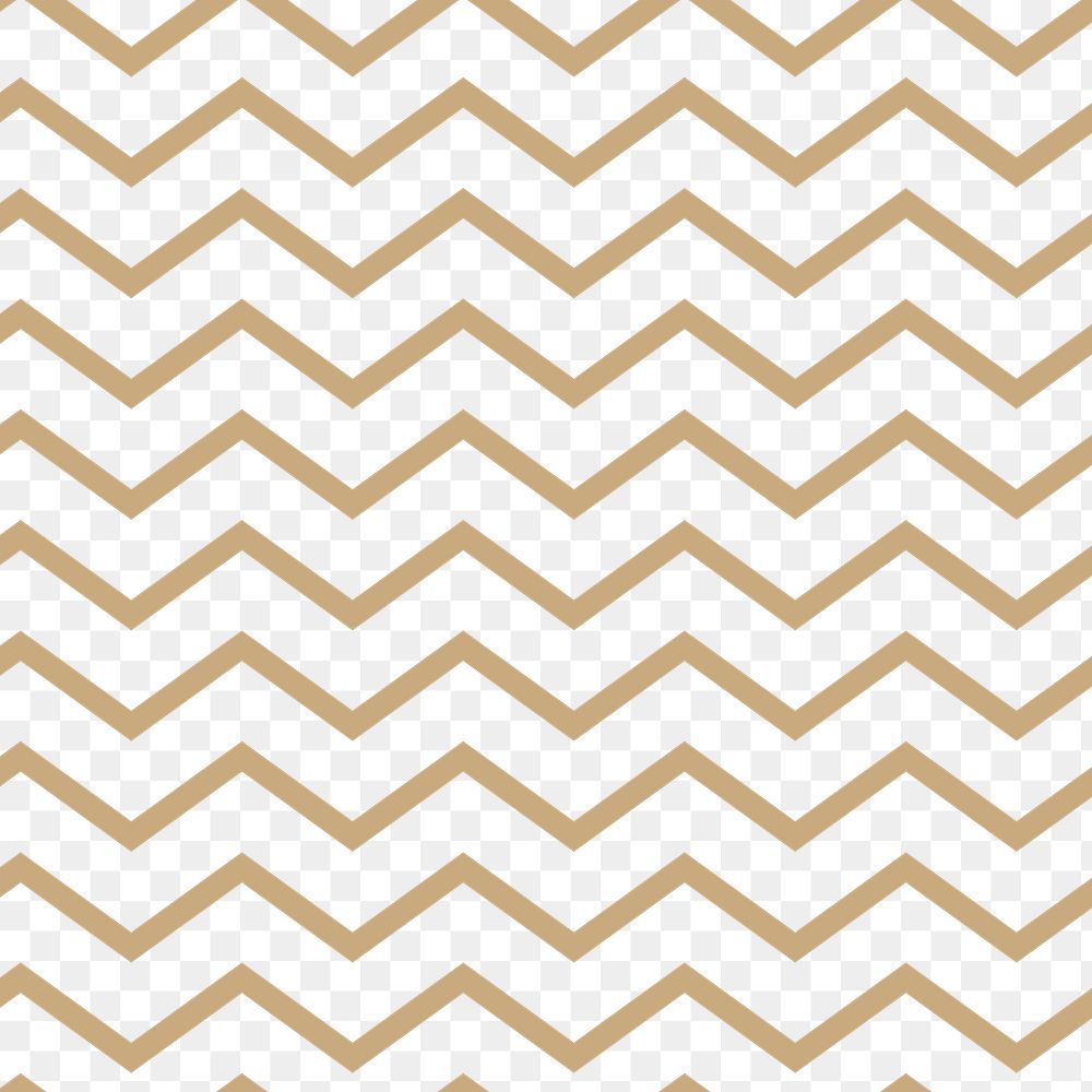 Gold zigzag pattern design element
