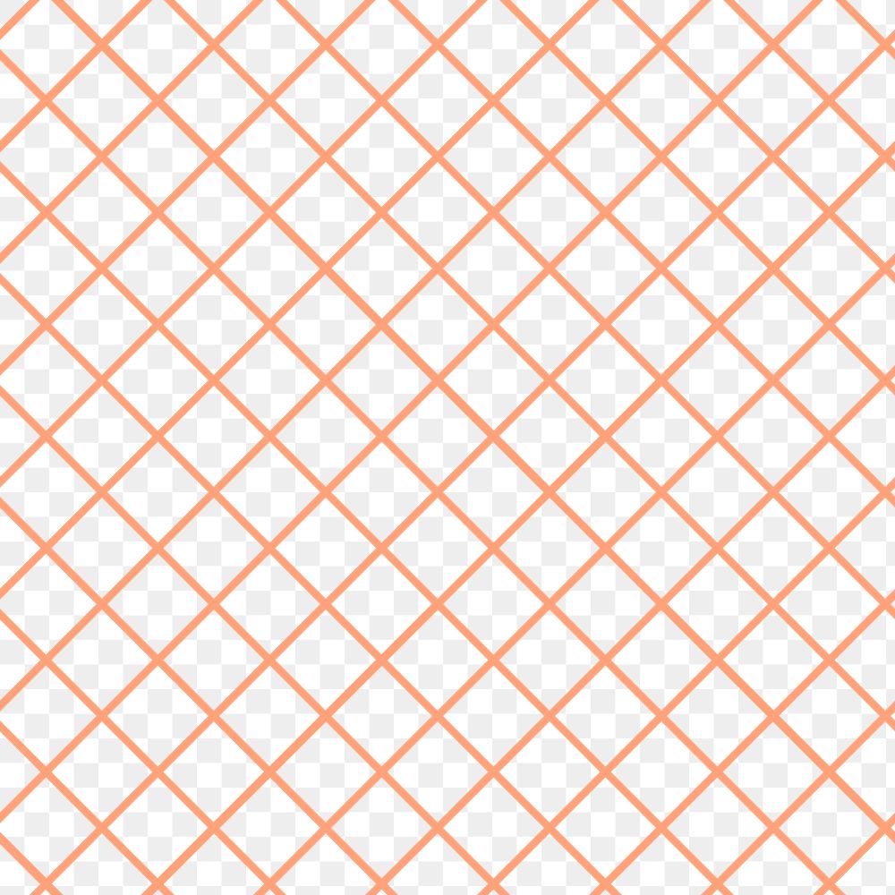 Pastel orange grid pattern design element