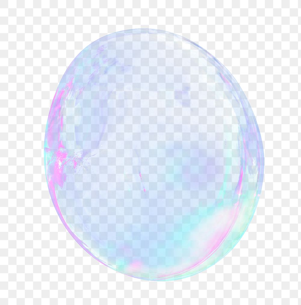 Soap bubble design element 