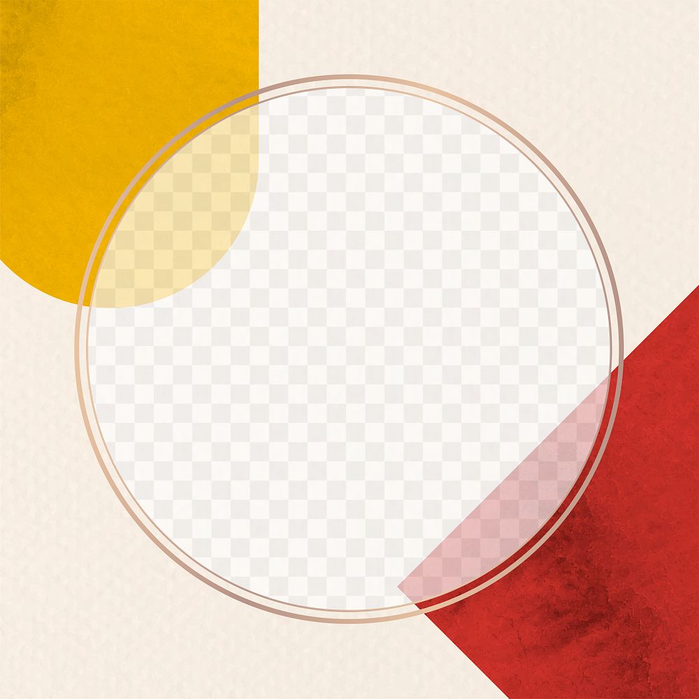 Abstract gold round frame png | Free PNG - rawpixel