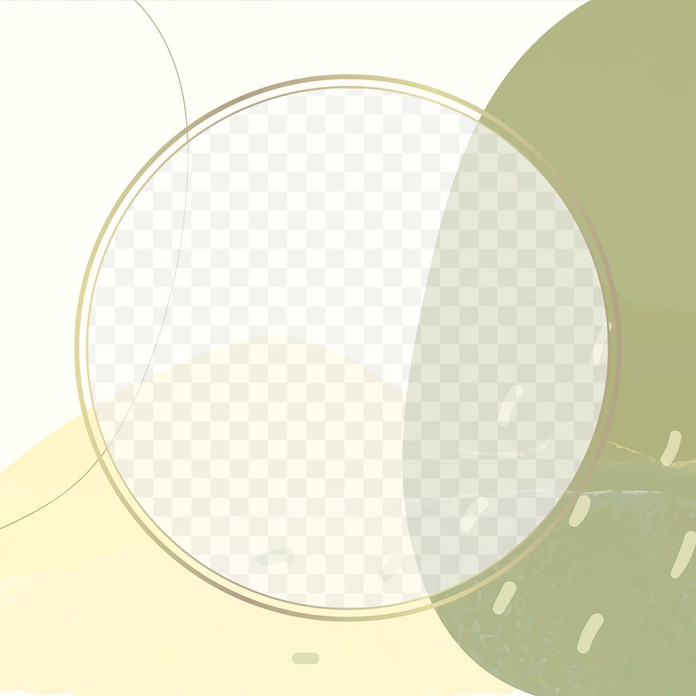 Gold round frame png abstract | Free PNG - rawpixel