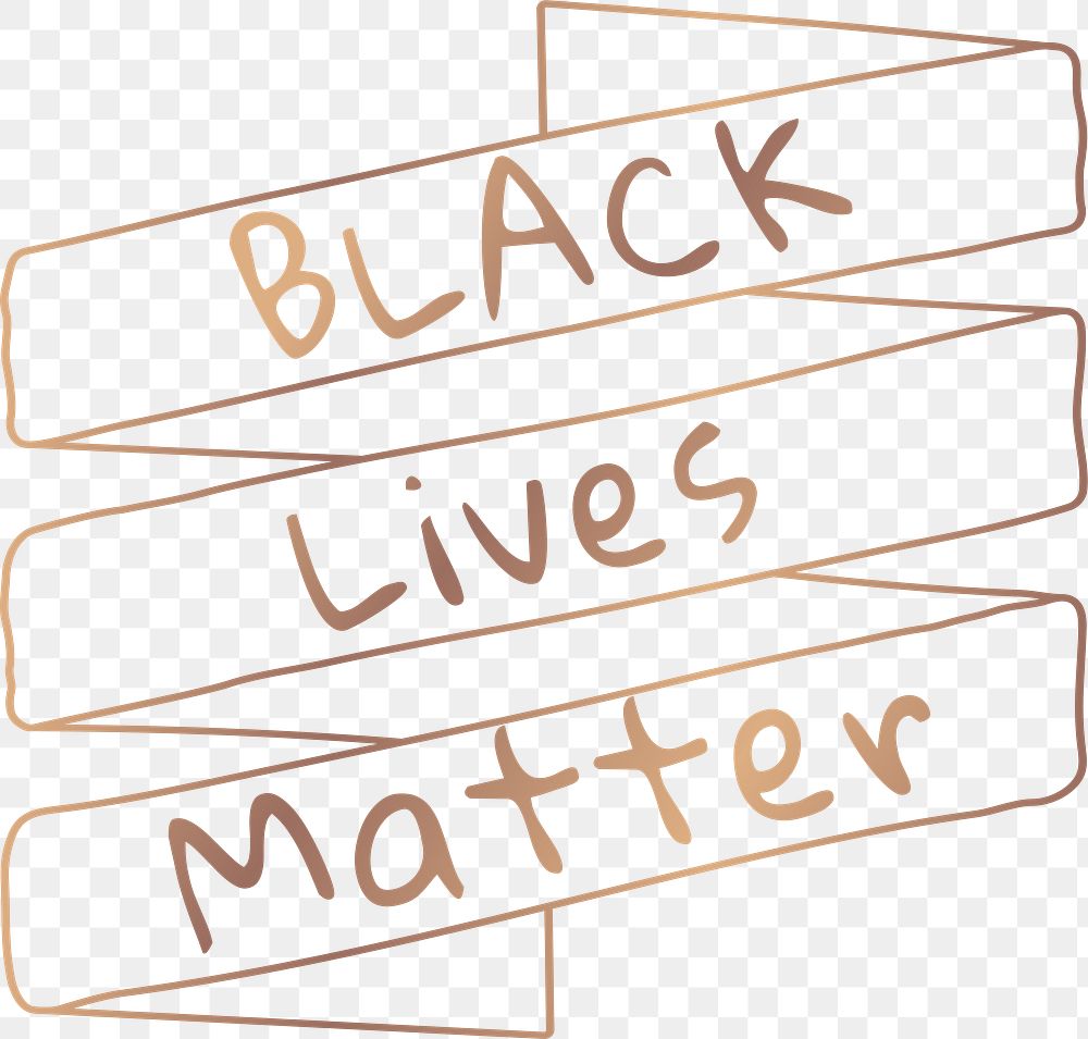 Black lives matter social banner design element 