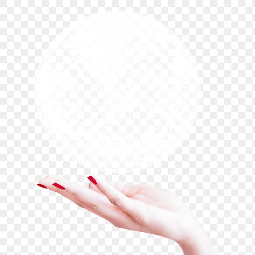 Globe in white color png for business presentation